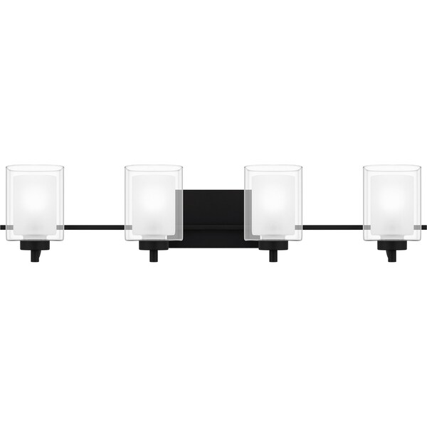 Quoizel Kolt Bath 4 Lights Matte Black KLT8904MBK - main